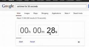 Google Timer - Set Timer on Google