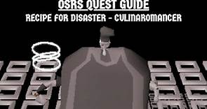 [OSRS Quest Guide] Recipe for Disaster - Defeating the Culinaromancer