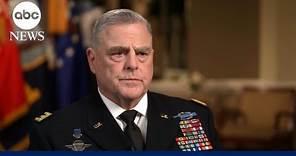 Gen. Mark Milley reflects on his career ahead of retirement | ABCNL