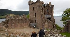 Las ruinas del castillo de Urquhart (Escocia)