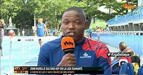 John Murillo, atleta colombiano, habla con Kick Off