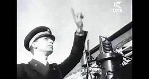 Incrociatore Eugenio di Savoia - 1940 - Lancio di aereo da catapulta