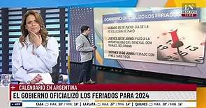 Calendario en Argentina: el Gobierno oficializó los feriados para 2024
