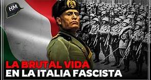 Así era VIVIR en la MONSTRUOSA Italia fascista del BRUT4L dictador Benito Mussolini
