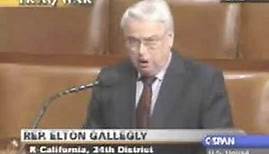 Iraq Troop Surge Debate : Elton Gallegly - Pro Surge