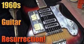 1960s Teisco Guitar Resurrection!