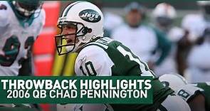 THROWBACK HIGHLIGHTS: 2006 QB Chad Pennington Comeback Player Of The Year | The New York Jets | NFL