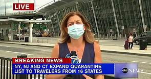 Tri-state area extends list of states subject to quarantine requirements