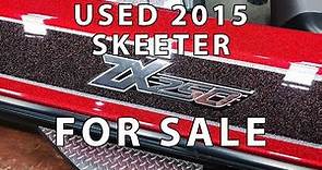 SOLD - Used 2015 Skeeter ZX250 Bass Boat for sale