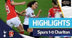 Tang Jiali scores first goal for Spurs! | WOMEN'S LEAGUE CUP HIGHLIGHTS | Spurs 1-0 Charlton