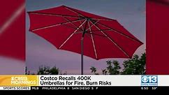 Solar Patio Umbrellas Sold At Costco Recalled After Multiple Fires