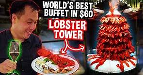 World's Best Buffet...and it's $60! Champagne, Caviar, and a Lobster Tower!