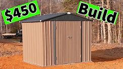 $450 Backyard Shed / 8x6 Patiowell Outdoor Shed