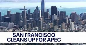 San Francisco cleans up streets ahead of APEC conference
