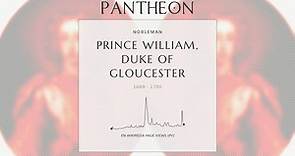 Prince William, Duke of Gloucester Biography - British prince