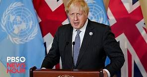WATCH LIVE: United Kingdom Prime Minister Boris Johnson speaks at 2021 U.N. General Assembly