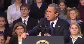 President George W. Bush Signing No Child Left Behind Education Act 2002