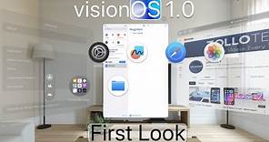 visionOS 1.0 for Apple Vision Pro - First Look!