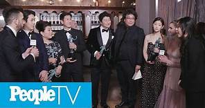 'Parasite' Cast On Their Historic Win, Meeting Brad Pitt & More | PeopleTV | Entertainment Weekly