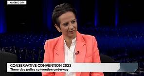 2023 Conservative convention – Interview with Deputy Leader Melissa Lantsman – September 8, 2023