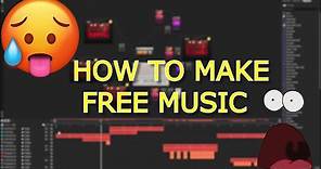MAKING MUSIC FOR FREE! | HOW TO MAKE MUSIC FOR FREE | AUDIOTOOL TUTORIAL