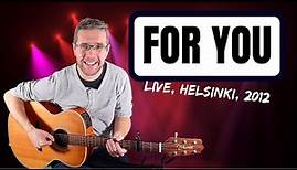 Bruce Springsteen - For You (Live, Helsinki, 2012) guitar lesson