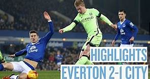 HIGHLIGHTS | Everton 2-1 City | Capital One Cup Semi Final 1st Leg