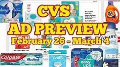 CVS Ad Preview (2/26-3/4) Lots of Great Deals