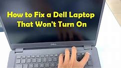Dell Laptop Won't Turn On ! Laptop Not Turning On Dell