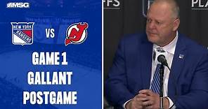 Gallant Happy with Playoff Opener Results | New York Rangers