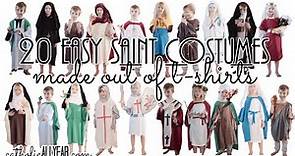 20 Easy Saint Costumes Made from T-Shirts :: Catholic All Year