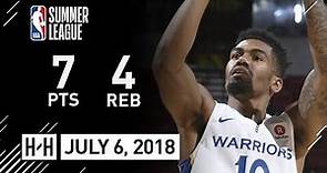 Jacob Evans Full Highlights vs Clippers (2018.07.06) NBA Summer League - 7 Pts, 4 Reb