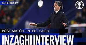 SIMONE INZAGHI INTERVIEW | INTER 3-0 LAZIO 🎙️⚫🔵