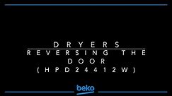 Dryers - Reversing the Door (HPD24412WH)