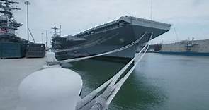America's new carrier, the USS Gerald R. Ford