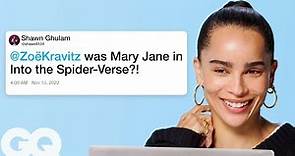 Zoë Kravitz Replies to Fans on the Internet | Actually Me | GQ