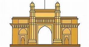 gateway of India drawing