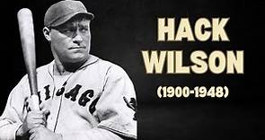 Hack Wilson: The Tale of a Power Hitter (1900-1948)