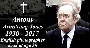 Antony Armstrong-Jones Tribute 1930 - 2017