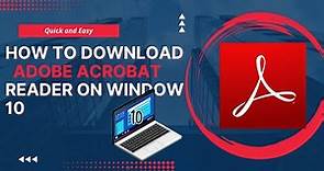 How to Download & Install Adobe Acrobat Reader for free on Windows 10 or 11[Step By Step Guide 2023]