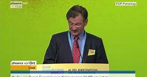 Bundesparteitag der FDP: Rede von Hermann Otto Solms am 28.04.17