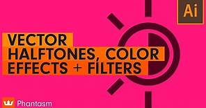 Phantasm | Halftone + Color Adjustments plugin for Adobe Illustrator