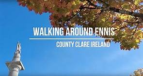 Walking around Ennis in County Clare, Ireland