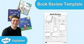 Twinkl Teaches | Book Review Template