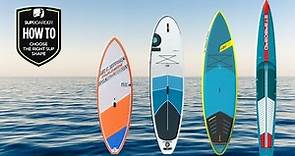 How To Choose The Right Board / Understanding SUP Shapes