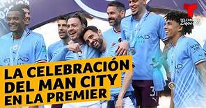 Así celebró el Manchester City su título de la Liga Premier | Telemundo Deportes