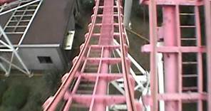 Rolling X Train Roller Coaster Vekoma Front Seat POV Everland Theme Park S. Korea