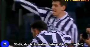 Vladimir Jugovic - 31 goals in Serie A (Samp, Juventus, Lazio, Inter 1992-2001)