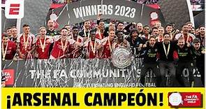 Arsenal de Arteta venció al Manchester City de Guardiola ¡ASÍ CELEBRÓ EL CAMPEÓN! | Community Shield
