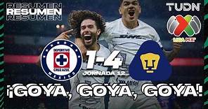 HIGHLIGHTS | Cruz Azul 1-4 Pumas| AP2023-J12 | Liga Mx | TUDN